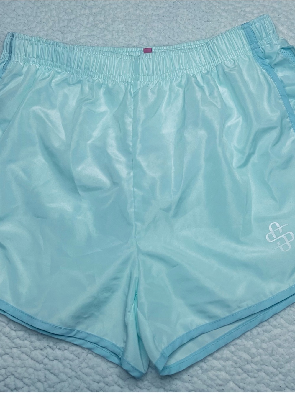 Simply Southern Light Blue Women's Athletic Shorts